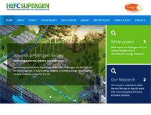 Tablet Screenshot of h2fcsupergen.com